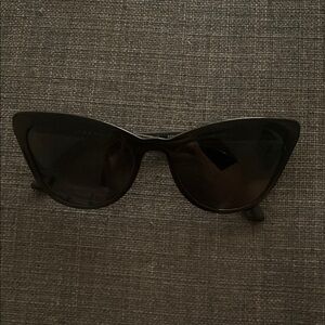 Prada Black Cat-Eye Sunglasses PR01VS